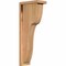 Ekena Millwork Carmel Smooth Corbel w/Backplate, Western Red Cedar, 5 1/2"W x 10"D x 26"H COR06X10X26CAR01SWR - alternate 1